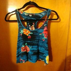 Flowery crop top